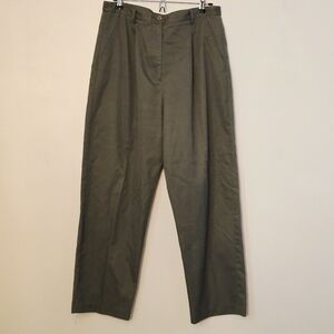 Chadwicks Women's 14 Olive Green Khaki Chinos